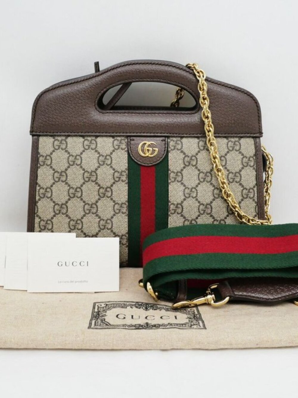 Gucci GG Supreme Offdia 2-Way Handbag - Picture 10 of 10